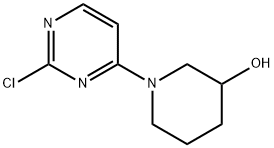 1-(2-chloropyrimidin-4-yl)piperidin-3-ol(SALTDATA: FREE) Structure