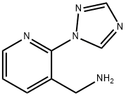 2-(1H-1,2,4-三唑-1-基)吡啶-3-基]甲胺, 950769-01-4, 结构式
