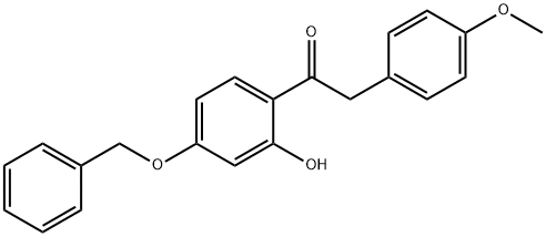 JR-7026, 1-(4-(Benzyloxy)-2-hydroxyphenyl)-2-(4-methoxyphenyl)ethanone, 97% Structure