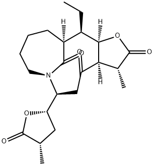 新对叶百部酮碱, 954379-68-1, 结构式
