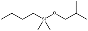 Silane, butyldimethyl(2-?methylpropoxy)?- 化学構造式