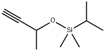 Silane, dimethyl(1-?methylethyl)?[(1-?methyl-?2-?propyn-?1-?yl)?oxy]?- 化学構造式