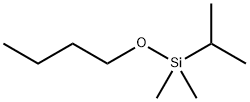 Butoxydimethyl(1-methylethyl)silane 化学構造式