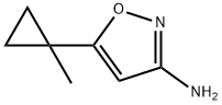 3-Isoxazolamine, 5-(1-methylcyclopropyl)- Struktur