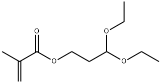 2-甲基丙-2-烯酸3,3-二乙氧基丙酯,95984-01-3,结构式