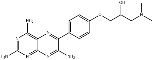 dimethylaminohydroxypropoxytriamterene 结构式