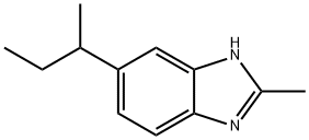 1H-Benzimidazole,2-methyl-5-(1-methylpropyl)-(9CI)|