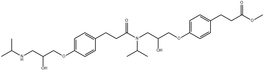 Esmolol Dimer HCl Struktur