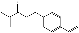 2-甲基-2-丙烯酸 4-乙烯基苄基酯,99413-45-3,结构式