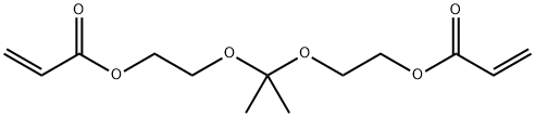 (丙-2,2-二基双(氧))双(乙烷-2,1-二基)二丙烯酸酯 结构式