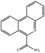 6-フェナントリジンカルボアミド 化学構造式