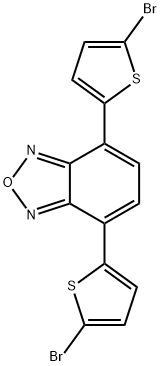 2,1,3-Benzoxadiazole, 4,7-bis(5-bromo-2-thienyl)- 化学構造式