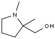 2-Pyrrolidinemethanol, 1,2-dimethyl- Structure