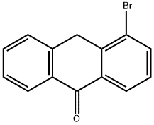 9(10H)-Anthracenone, 4-bromo- Struktur