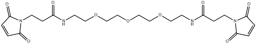 ビス-MAL-PEG3 化学構造式