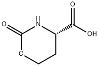 2H-1,3-Oxazine-4-carboxylic acid, tetrahydro-2-oxo-, (4S)- Structure