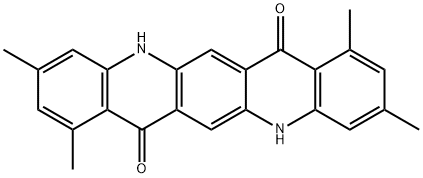 Quino[2,3-b]acridine-7,14-dione, 5,12-dihydro-1,3,8,10-tetramethyl- Struktur