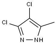 1H-Pyrazole, 3,4-dichloro-5-methyl- Struktur