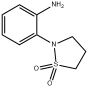 Benzenamine, 2-?(1,?1-?dioxido-?2-?isothiazolidinyl)?- 化学構造式