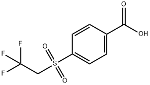 4-(2,2,2-Trifluoroethanesulfonyl)benzoic Acid Structure