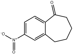 2-nitro-6,7,8,9-tetrahydro-5H-benzo[7]annulen-5-one 结构式