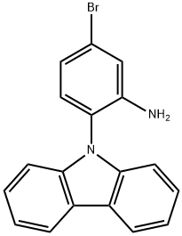 Benzenamine, 5-bromo-2-(9H-carbazol-9-yl)-,101875-44-9,结构式