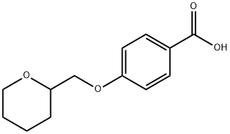 4-((Tetrahydro-2H-pyran-2-yl)methox y)benzoic acid 化学構造式