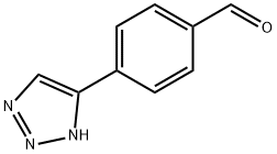 Benzaldehyde, 4-(1H-1,2,3-triazol-5-yl)- Struktur