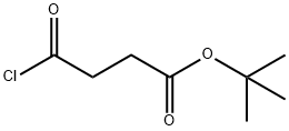 Butanoic acid, 4-chloro-4-oxo-, 1,1-dimethylethyl ester Structure