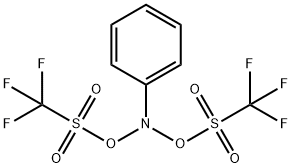 Methanesulfonic acid, 1,1,1-trifluoro-, phenylazanylidene ester,102745-33-5,结构式