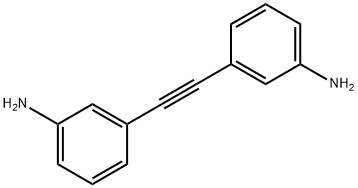 双(3-氨基苯基)乙炔, 102852-93-7, 结构式