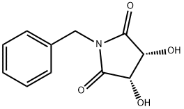 2,5-Pyrrolidinedione, 3,4-dihydroxy-1-(phenylmethyl)-, (3R,4S)-