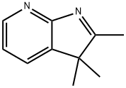 3H-Pyrrolo[2,3-b]pyridine, 2,3,3-trimethyl- Struktur