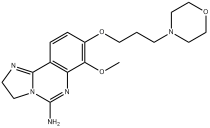 7-methoxy-8-[3-(morpholin-4-yl)propoxy]-2,3-dihydroimidazo[1,2- Struktur