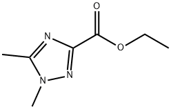 Ethyl 1,5-dimethyl-1H-1,2,4-triazole-3-carboxylate Struktur