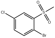1-溴-4-氯-2-(甲磺酰基)苯, 1037299-75-4, 结构式