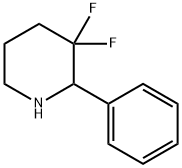 Piperidine, 3,3-difluoro-2-phenyl- Structure