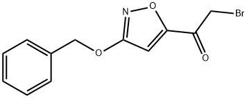 1-(3-(Benzyloxy)isoxazol-5-yl)-2-bromoethanone, 104182-22-1, 结构式