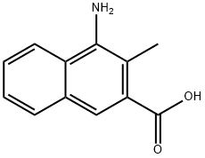 2-Naphthoicacid,4-amino-3-methyl-(6CI),104338-57-0,结构式