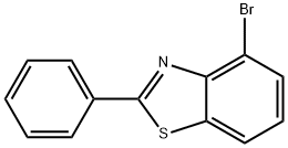 Benzothiazole, 4-bromo-2-phenyl- Structure