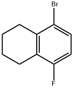 5-Bromo-8-fluoro-1,2,3,4-tetrahydronaphthalene,104761-49-1,结构式