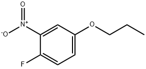 1-Fluoro-2-nitro-4-propoxybenzene Structure