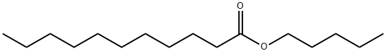 Undecanoic acid pentyl ester Structure