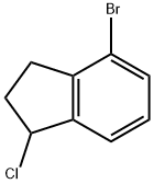 4-Bromo-1-chloro-2,3-dihydro-1H-indene Struktur