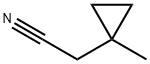 Cyclopropaneacetonitrile, 1-methyl- 化学構造式