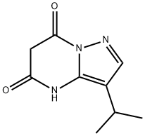 Pyrazolo[1,5-a]pyrimidine-5,7(4H,6H)-dione, 3-(1-methylethyl)- Struktur