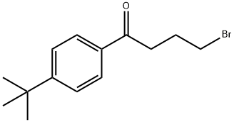 1-Butanone, 4-bromo-1-[4-(1,1-dimethylethyl)phenyl]- 化学構造式