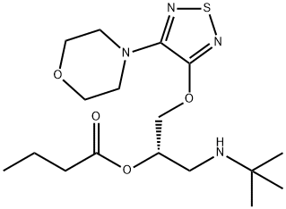 BUTYRYLTIMOLOL; BUTYRYL TIMOLOL; BUTYRYL-TIMOLOL, 106351-79-5, 结构式