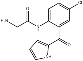 Acetamide, 2-amino-N-[4-chloro-2-(1H-pyrrol-2-ylcarbonyl)phenyl]-|Acetamide, 2-amino-N-[4-chloro-2-(1H-pyrrol-2-ylcarbonyl)phenyl]-