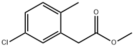 2-(5-氯-2-甲基苯基)乙酸甲酯, 1076191-96-2, 结构式